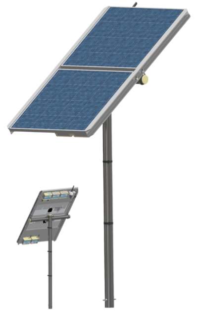 SunSonix Land Based Solar Array. Used to power algae management products.